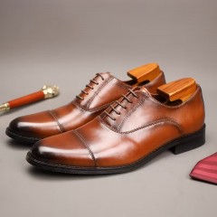                            Marhabőr férfi cipő - Caramell Férfi cipő